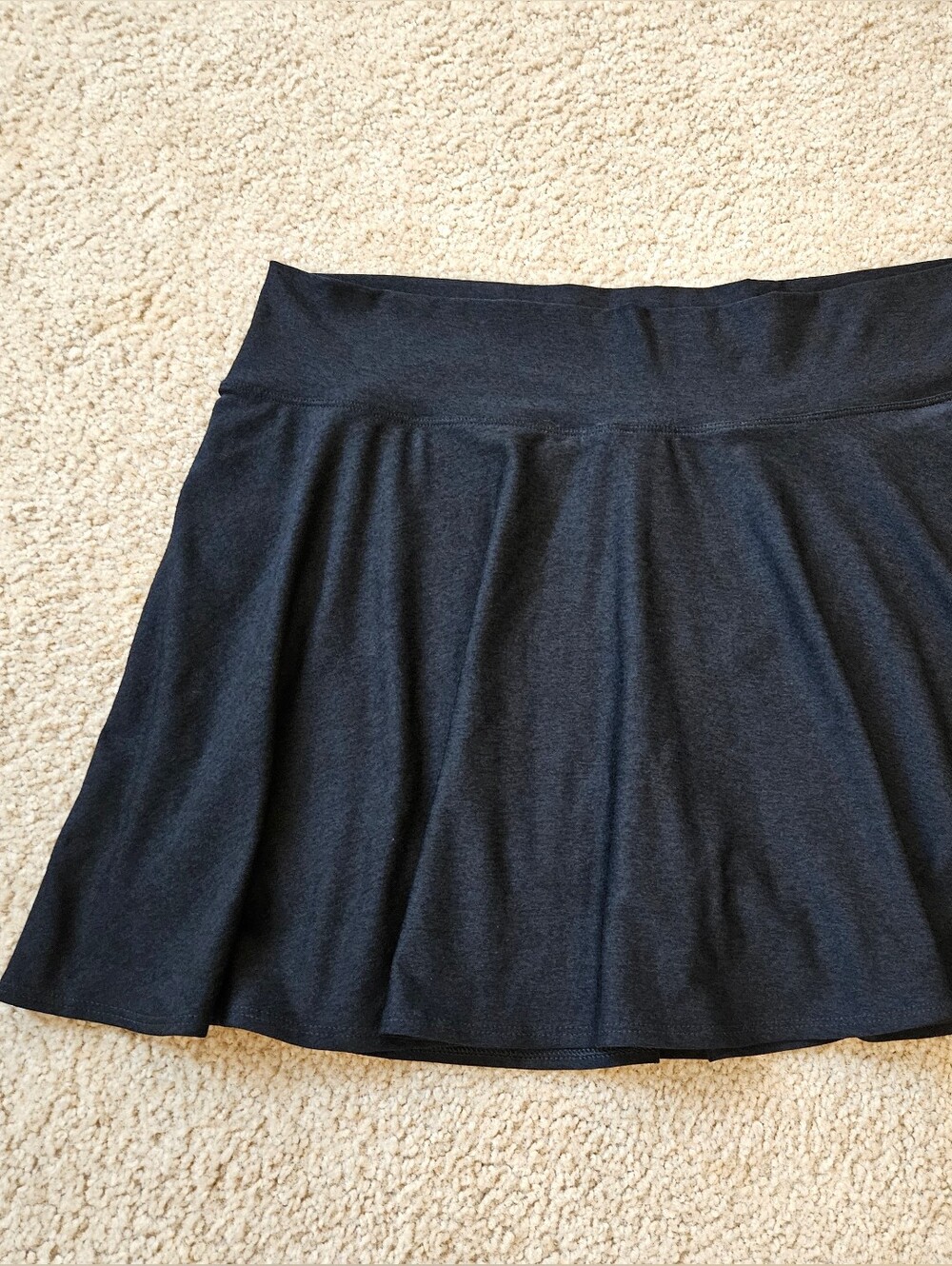 Old Navy Active Black Skater Skirt with Flared Silhouette Size XL Go Dry
